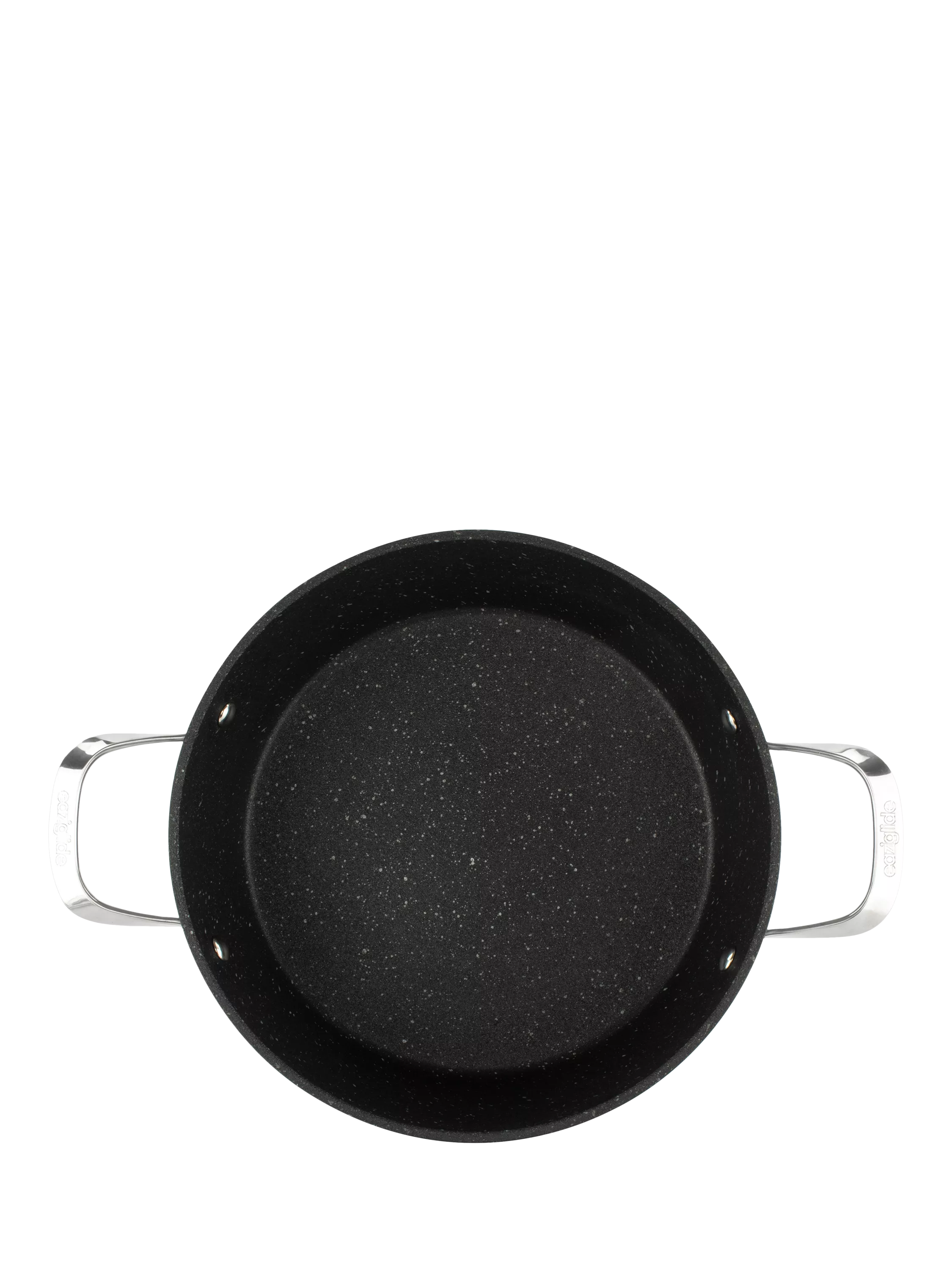 Eaziglide aluminium non-stick shallow casserole with lid 28cm - British product