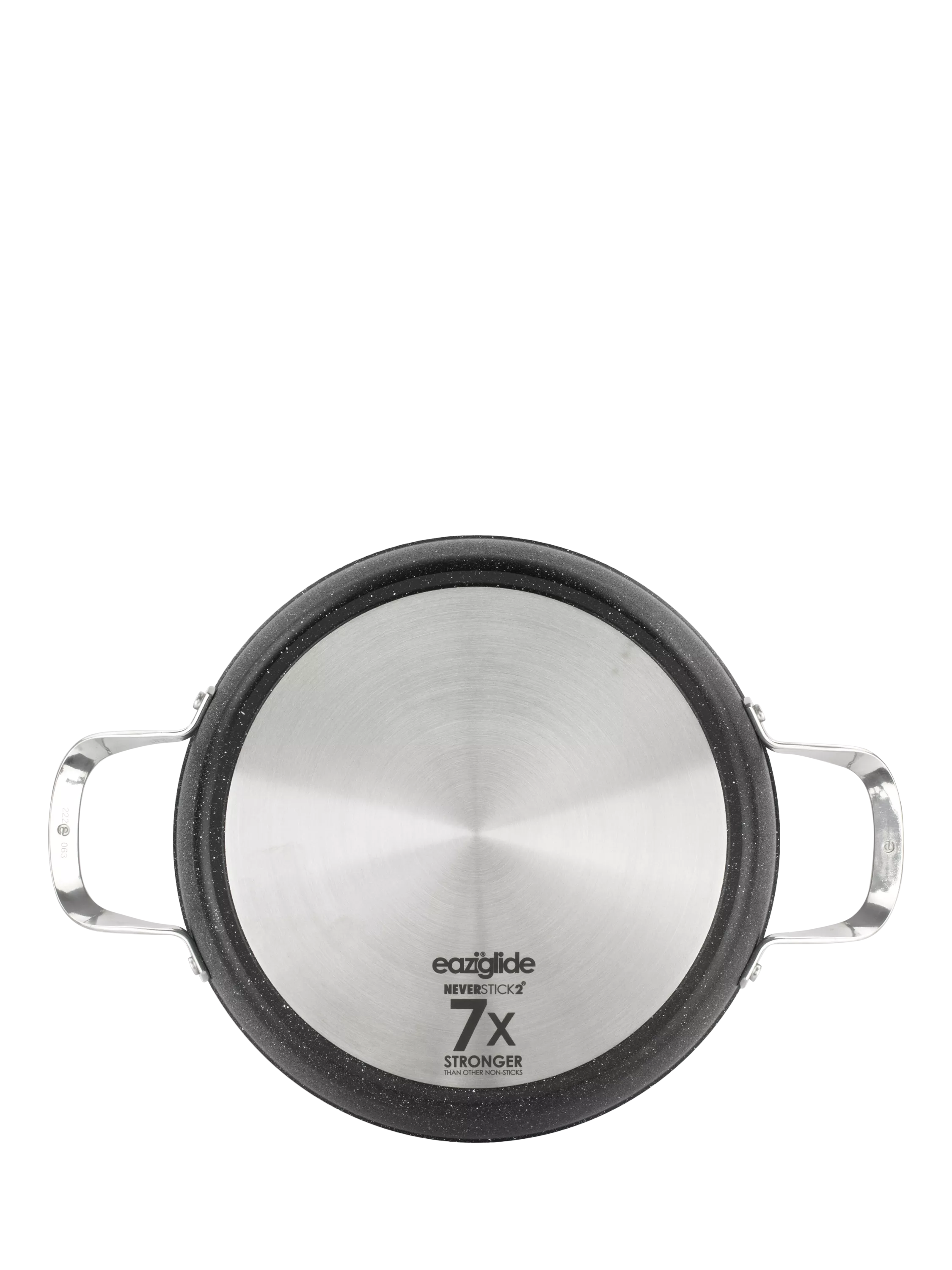 Eaziglide aluminium non-stick shallow casserole with lid 28cm - British product
