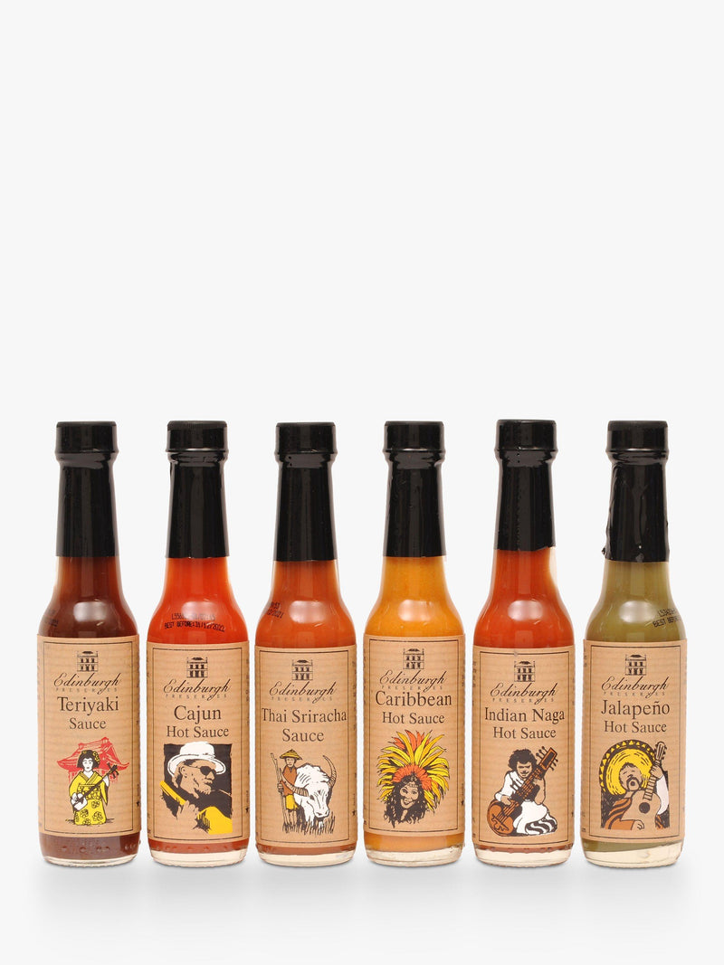 Edinburgh Preserves Hot & Spicy Sauce Box - British product