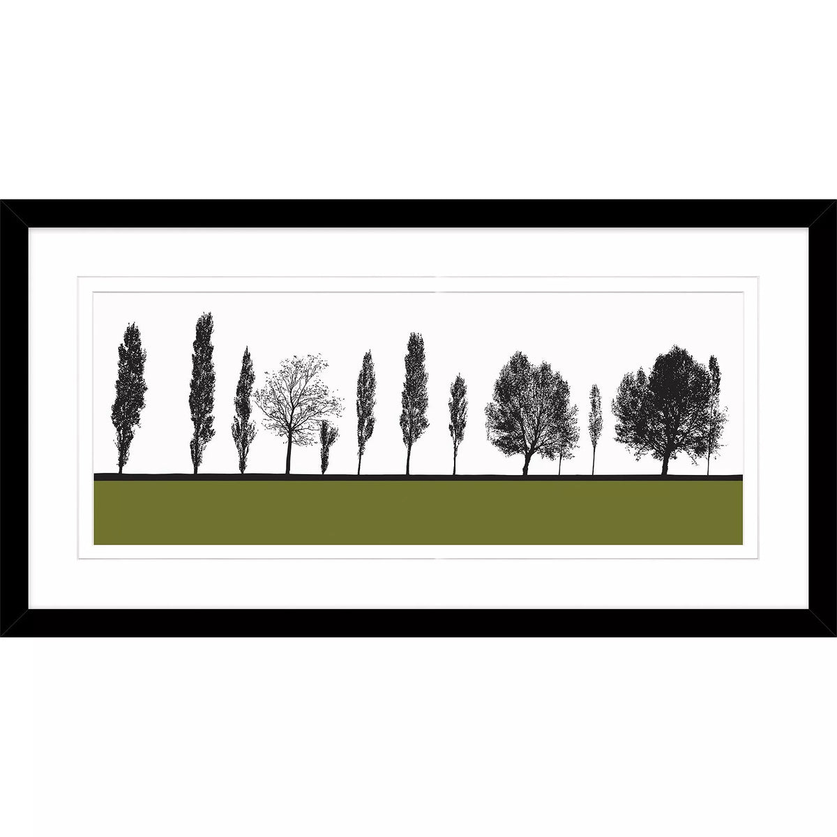 John Lewis Armley framed print 44x84cm (British brand)
