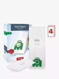 Miele HyClean 3D vacuum cleaner bags 4 pack with filters, UK version