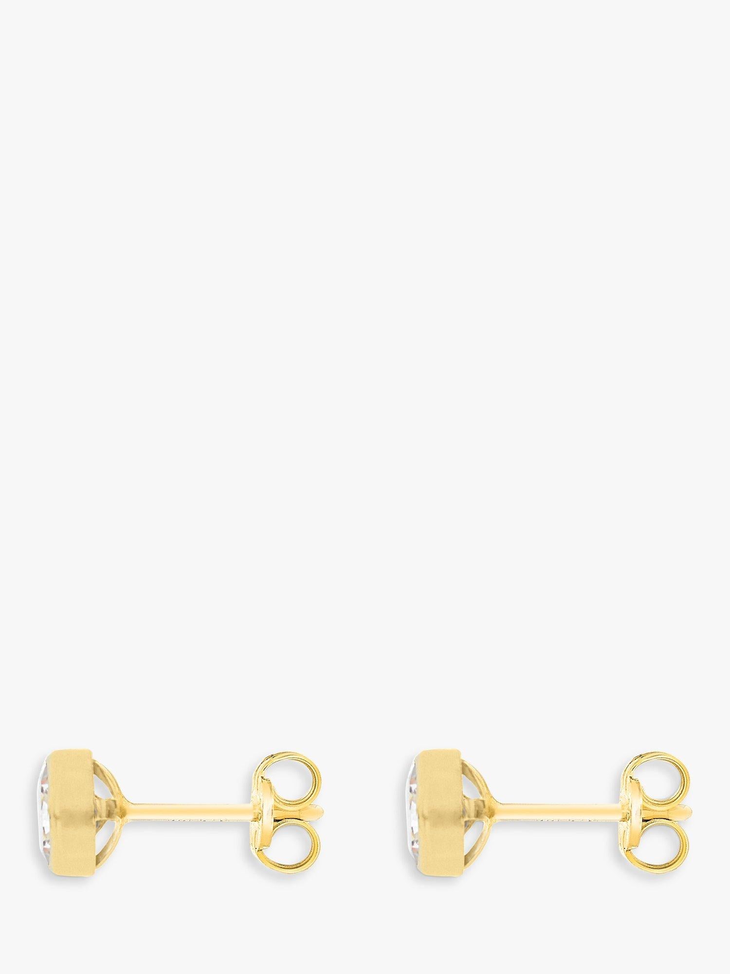 IBB 9ct yellow gold cubic zirconia jewellery set, UK version
