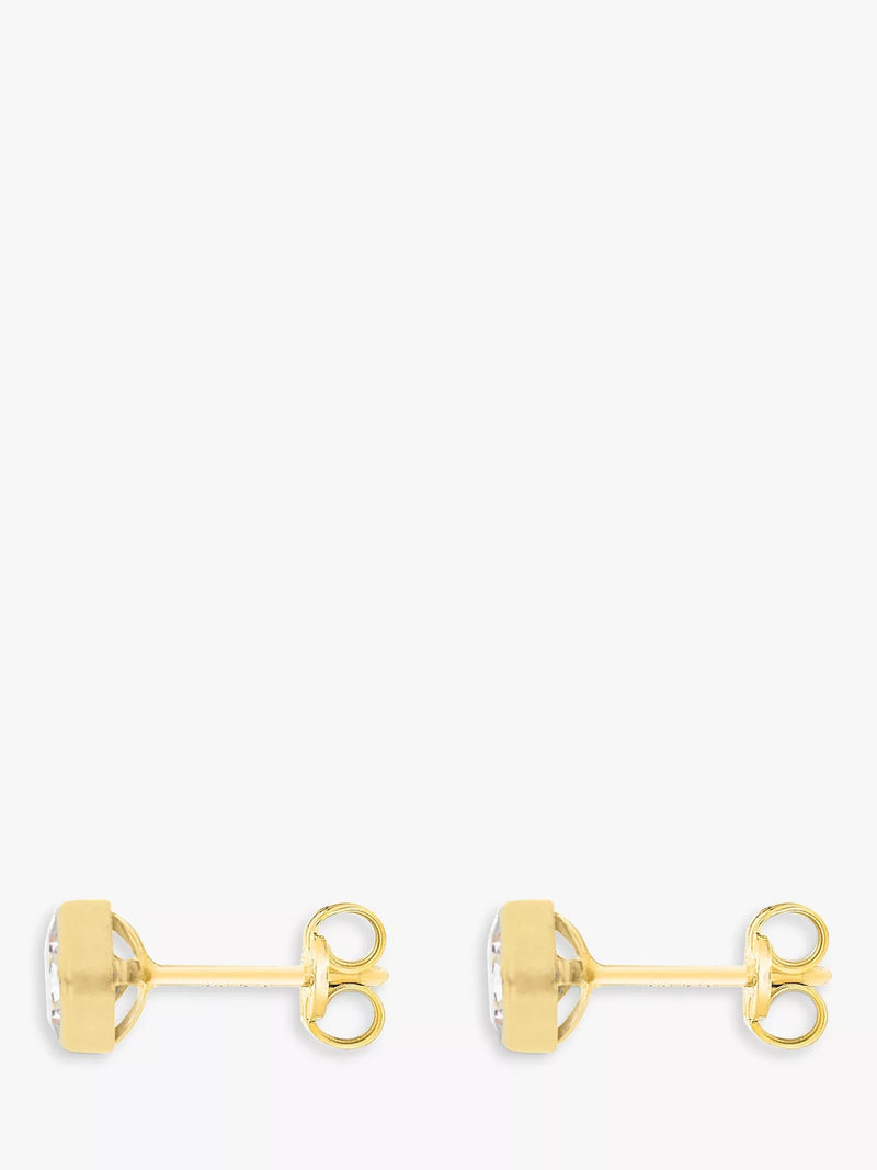 IBB 9ct yellow gold cubic zirconia jewellery set, UK version