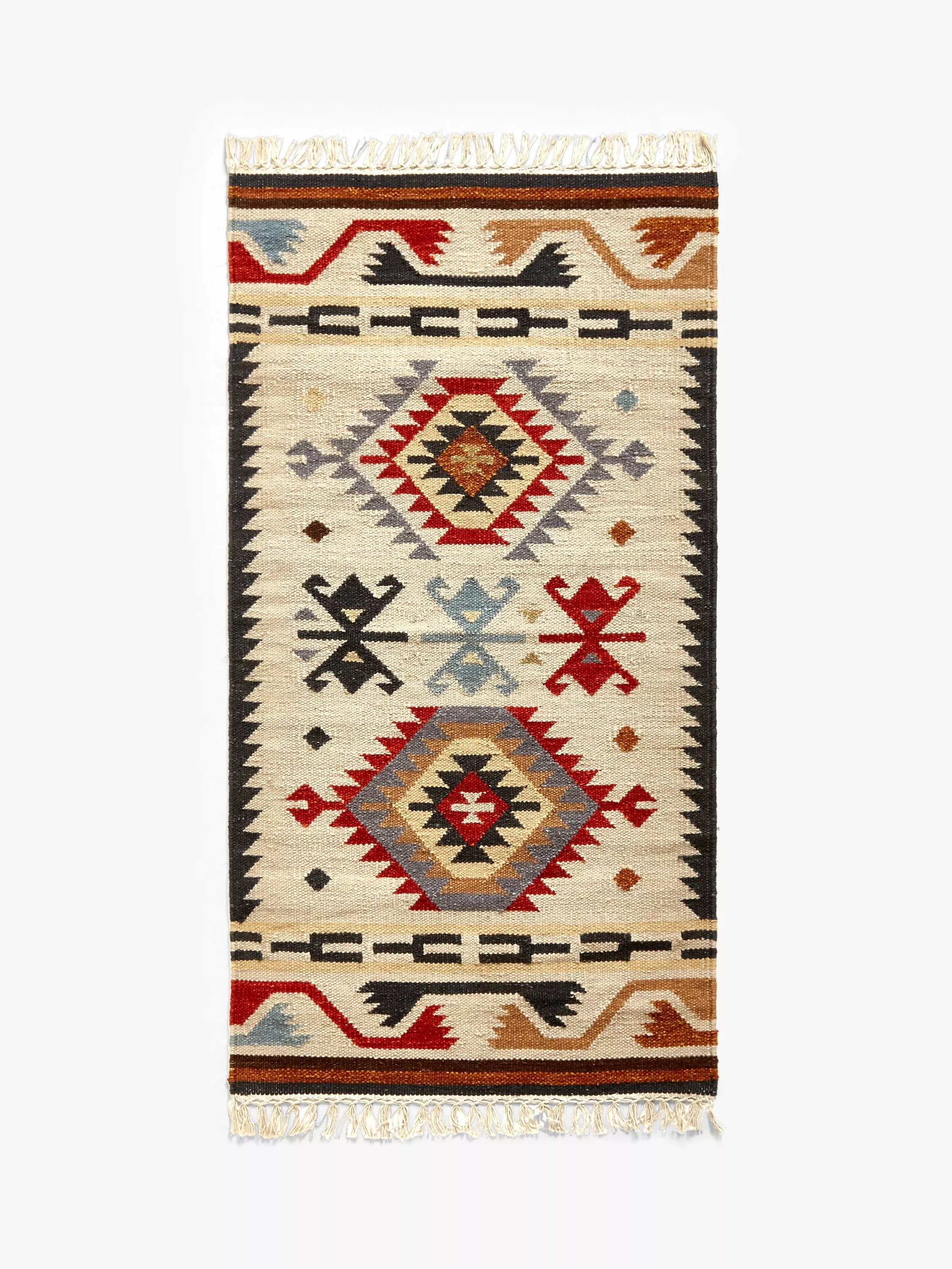 John Lewis Fusion Manisa Kelim Flatweave Wool Rich Rug 180 x 120cm