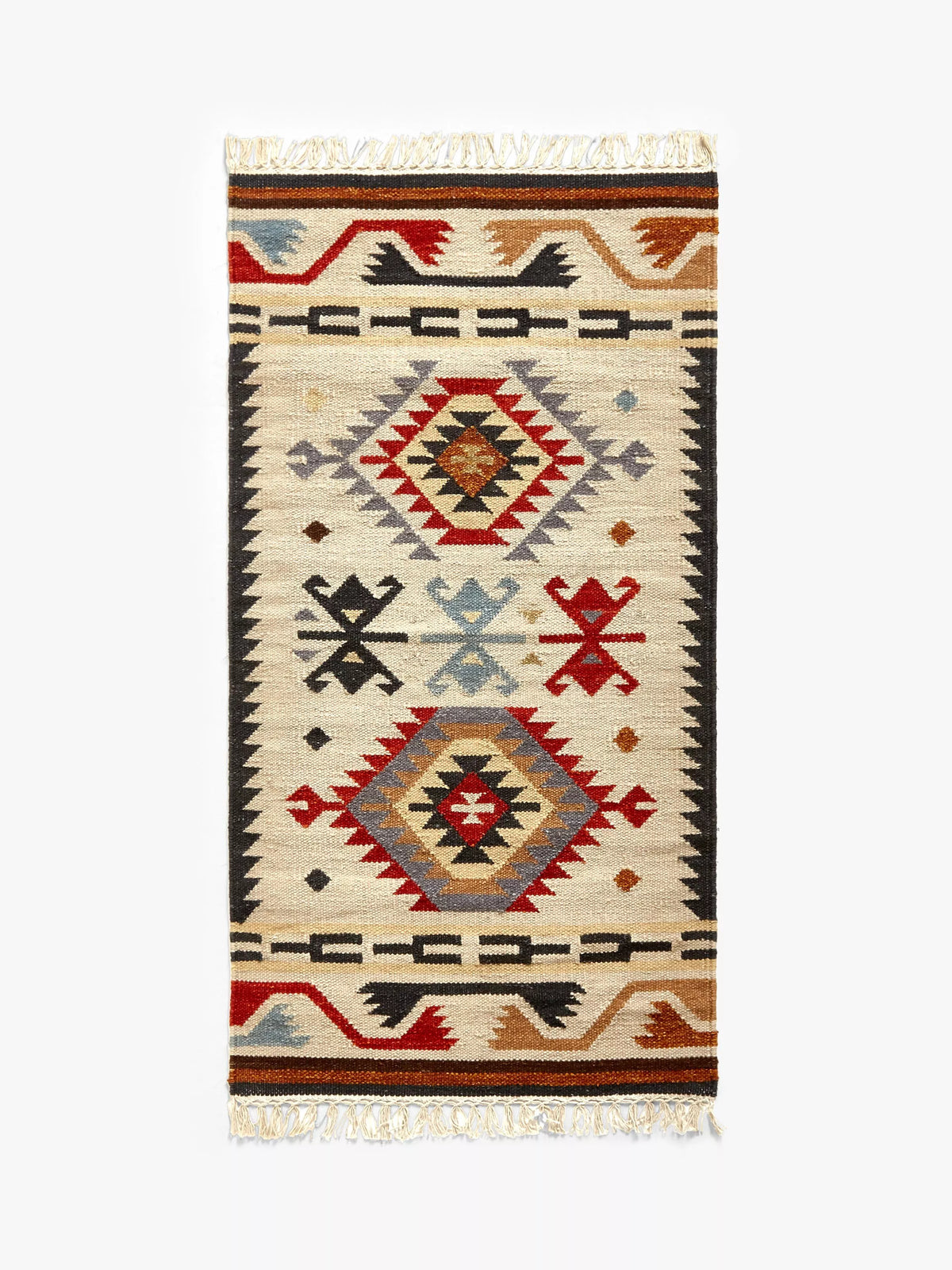John Lewis Fusion Manisa Kelim Flatweave Wool Rich Rug 180 x 120cm