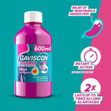 Gaviscon Double Action Liquid Heartburn Indigestion Mint   600ml GOODS M&S   