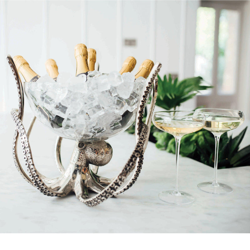 Culinary Concepts octopus stand and glass bowl - British product