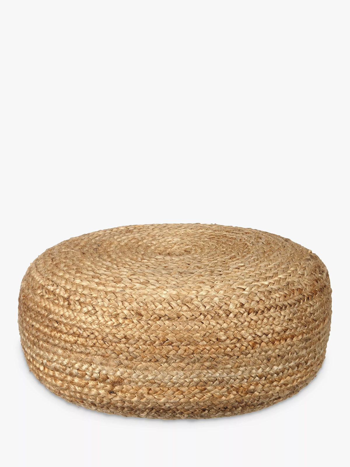 John Lewis natural jute pouffe 60cm, UK version