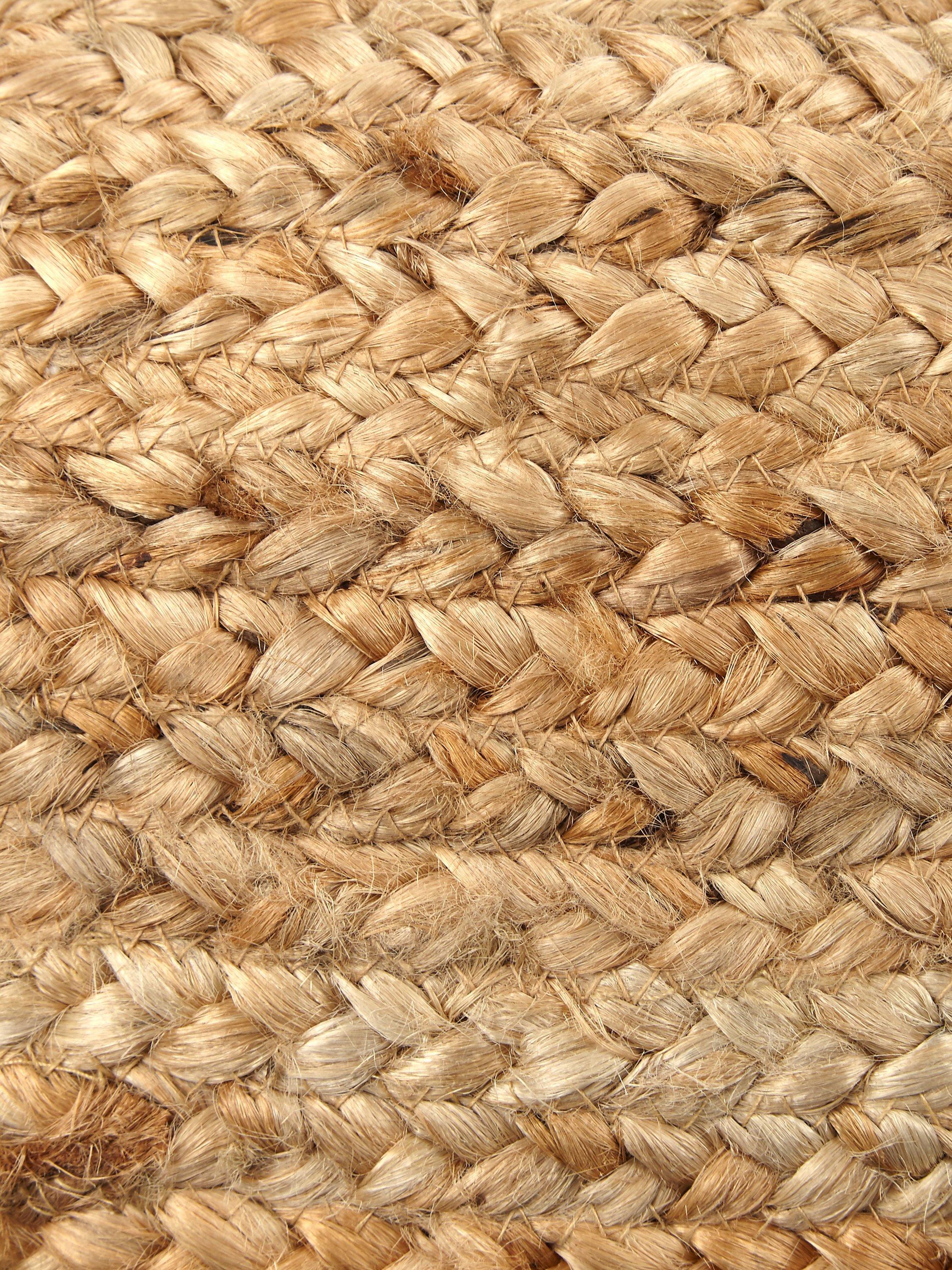 John Lewis natural jute pouffe 60cm, UK version