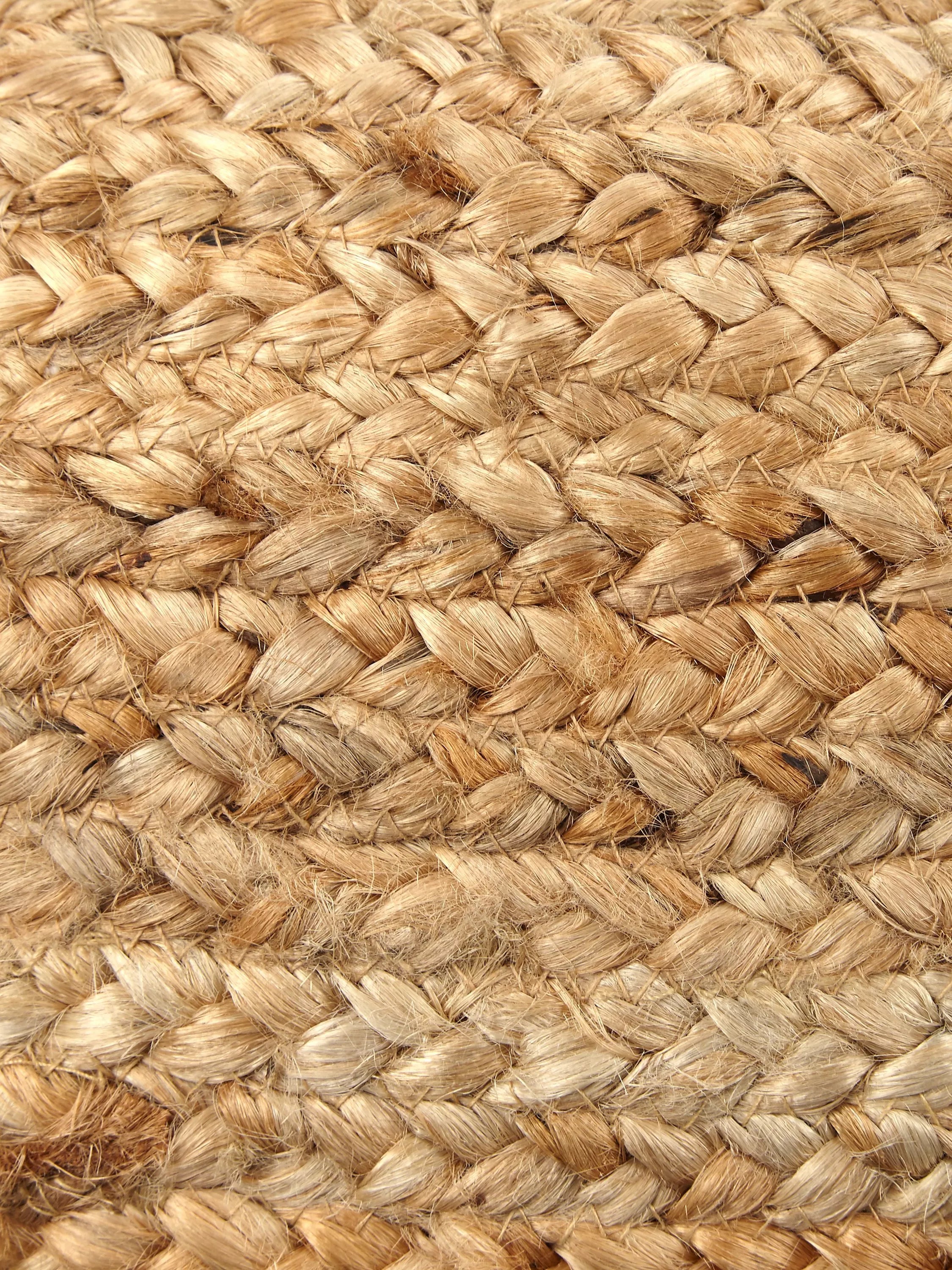 John Lewis natural jute pouffe 60cm, UK version