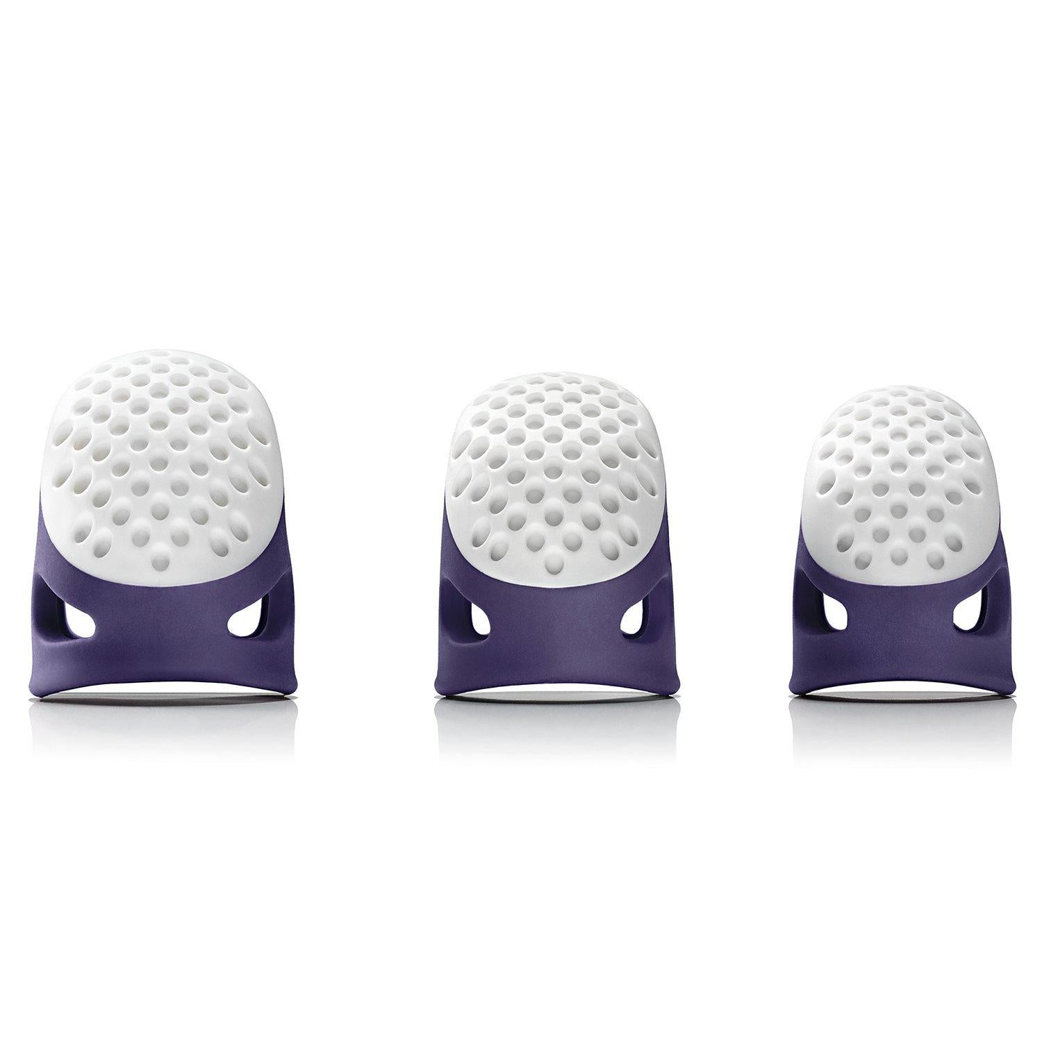 Prym large ergonomics thimble in blue and white - British product