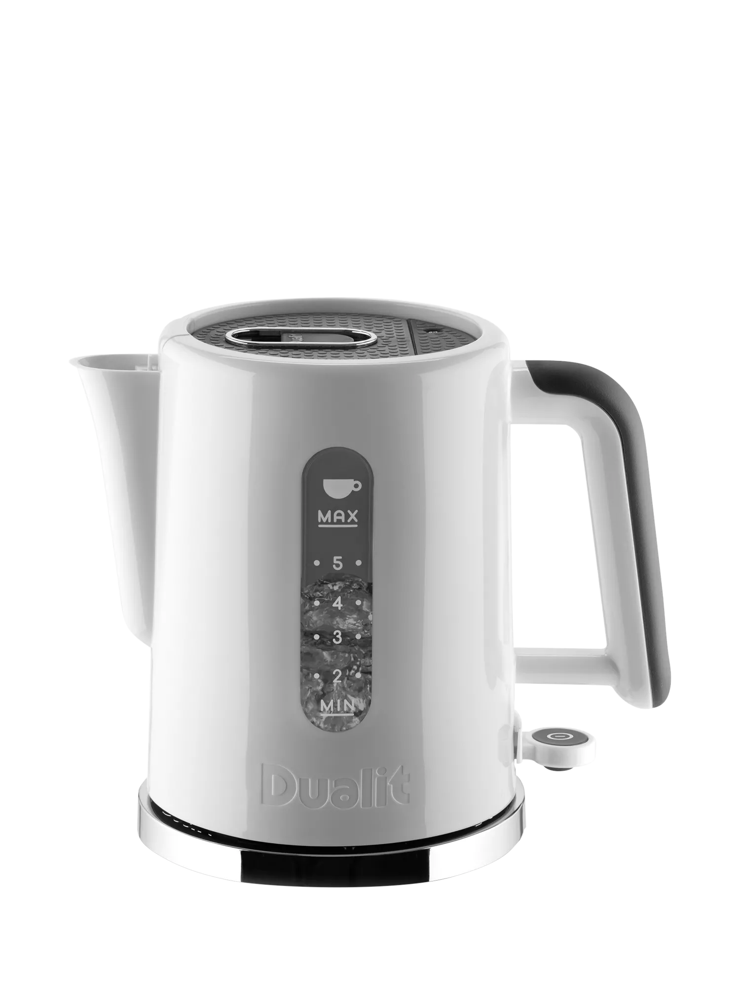 Dualit Studio kettle 1.5L white grey, imported from the UK