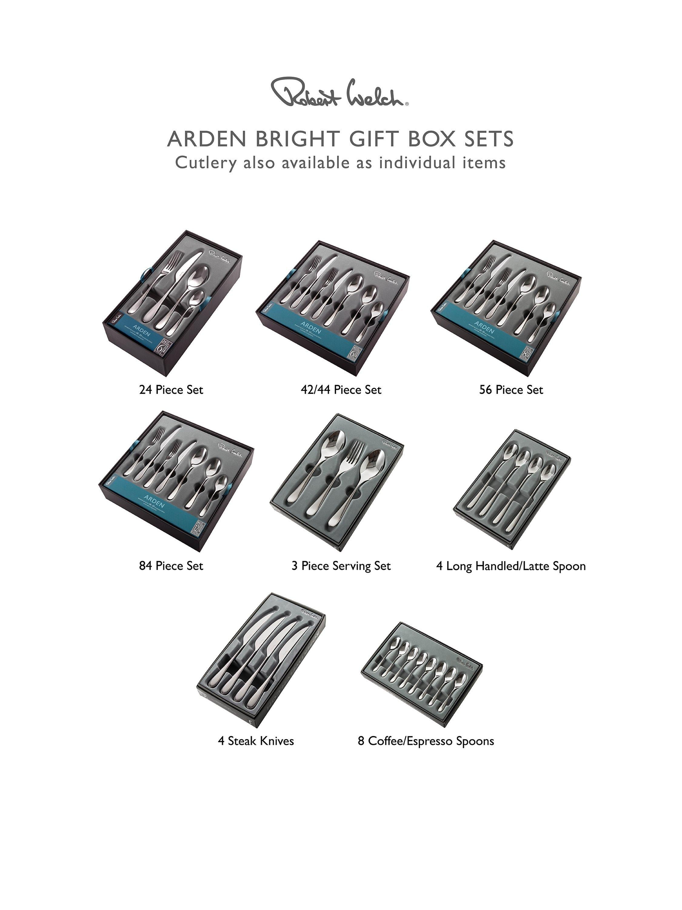 Robert Welch Arden Bright cutlery set 44-piece, UK version