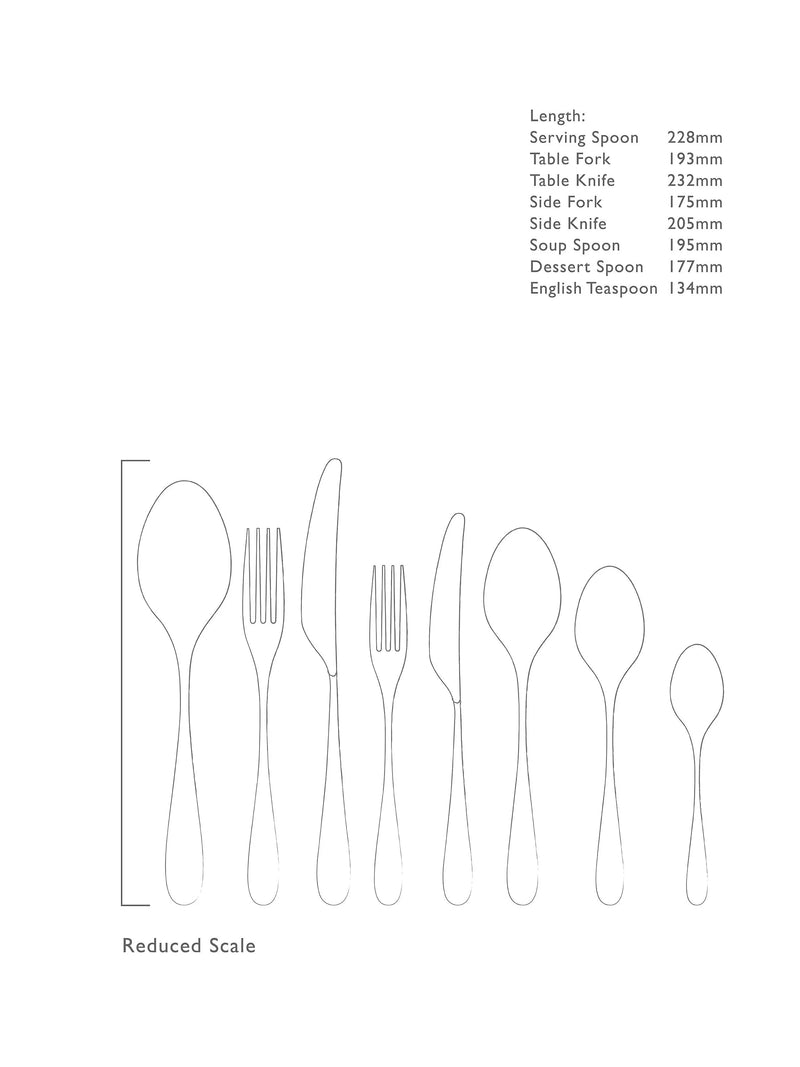 Robert Welch Arden Bright cutlery set 44-piece, UK version