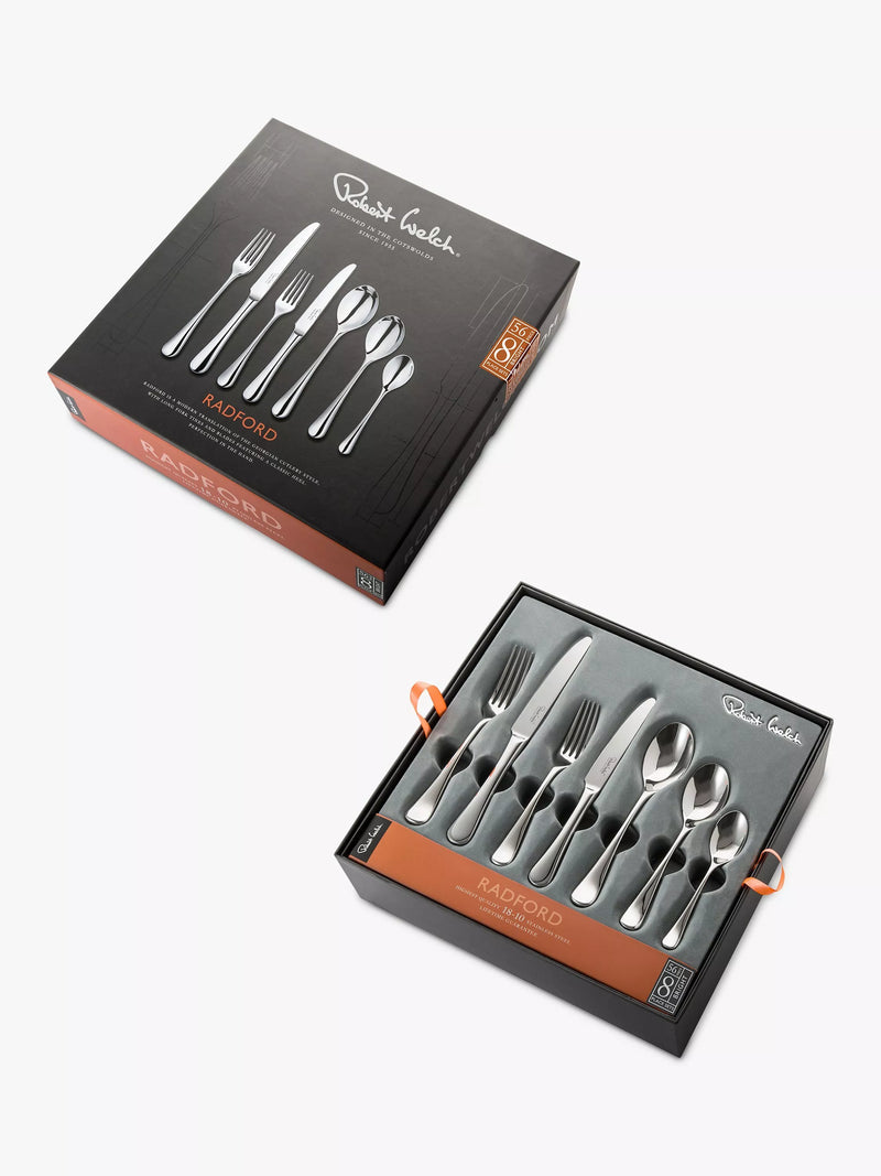 Robert Welch Radford cutlery set 56 piece, UK version
