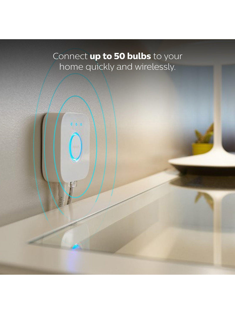 Philips Hue Bridge smart lighting hub, imported from the UK