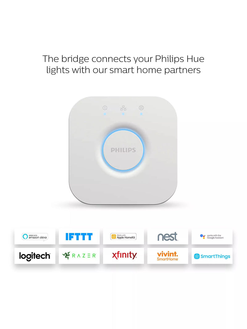 Philips Hue Bridge smart lighting hub, imported from the UK