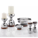 Robert Welch Limbrey bowl stainless steel walnut base 12.5cm - British product