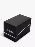 Sekonda women's diamante bracelet watch gold stainless steel, imported from the UK