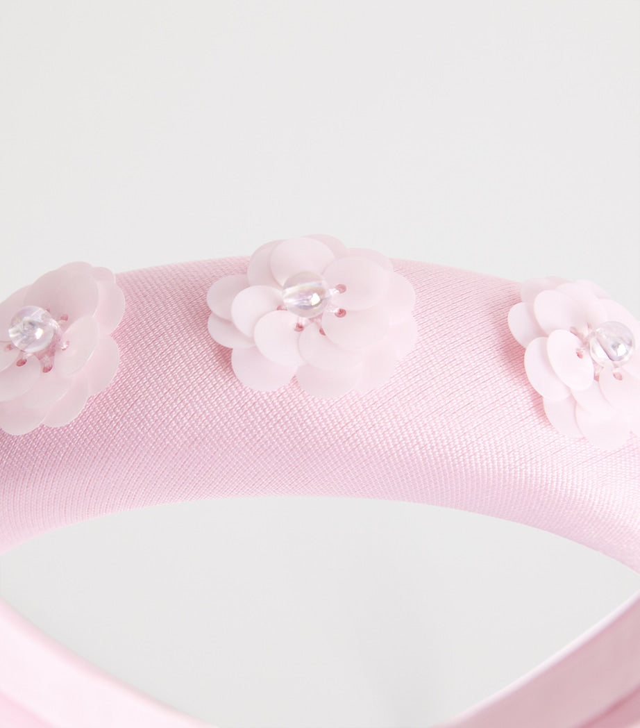 Self-Portrait Kids sequin and pearl headband (British brand)