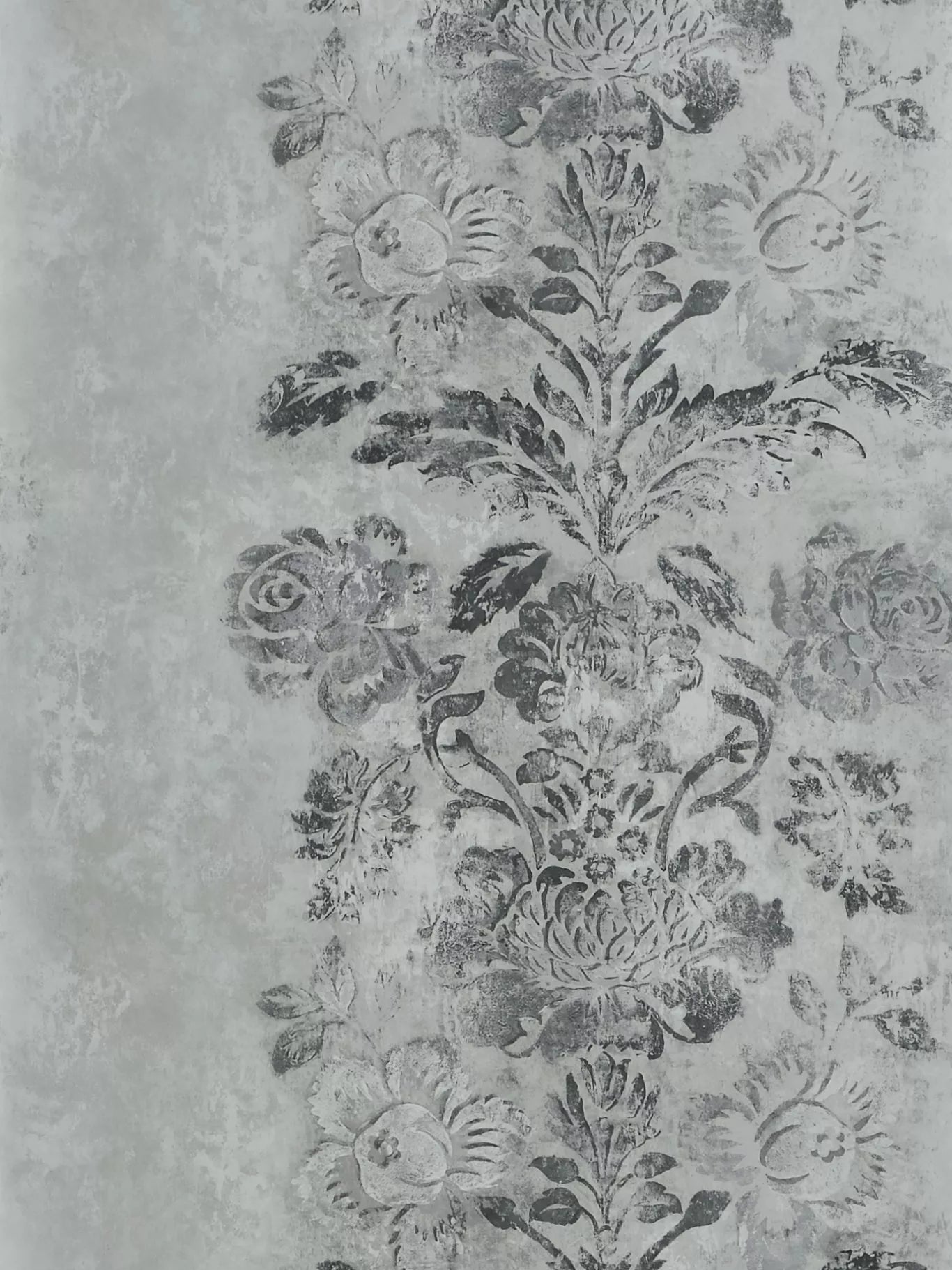 Designers Guild Damasco Wallpaper, Slate, PDG674/04