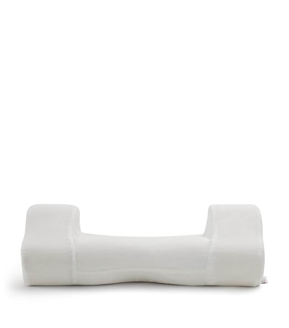 HYOUMANKIND Back Sleep Pillow with Linen Pillowcase 32cm x 57cm, UK version