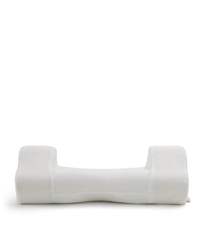 HYOUMANKIND Back Sleep Pillow with Linen Pillowcase 32cm x 57cm, UK version