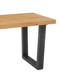John Lewis Calia solid oak 2-seater dining bench - British product