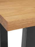 John Lewis Calia solid oak 2-seater dining bench - British product