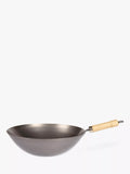 John Lewis carbon steel wok 24cm with wooden handle - British product