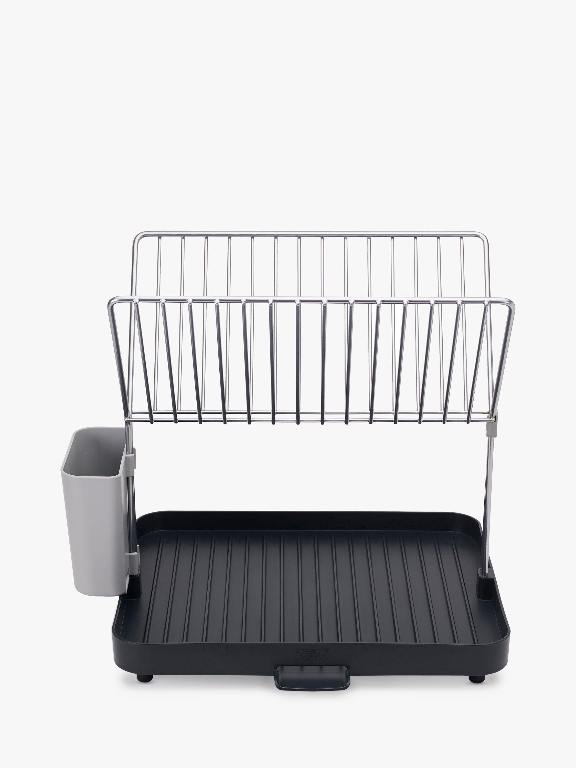 Joseph Joseph two-tier self-draining dish rack with utensil pot, UK version