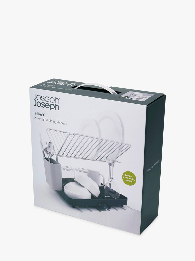 Joseph Joseph two-tier self-draining dish rack with utensil pot, UK version
