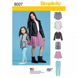 Simplicity kids sewing pattern 8027 paper pattern - British product
