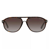 TOM FORD gradient aviator sunglasses brown 60mm, UK version