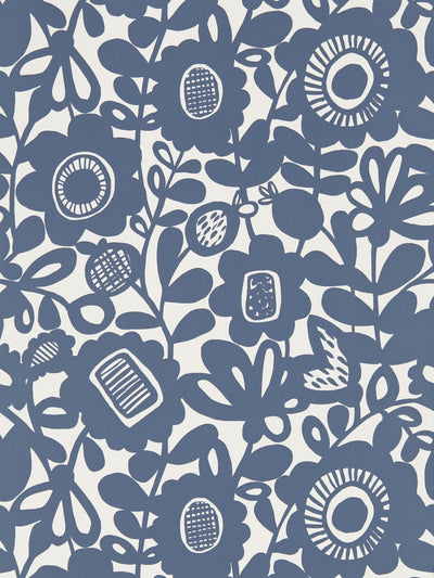 Next Scion Blue Kukkia Wallpaper 10.05m- Buy online at McGrocer