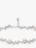 Lido leaf pearl bracelet in sterling silver (British brand)