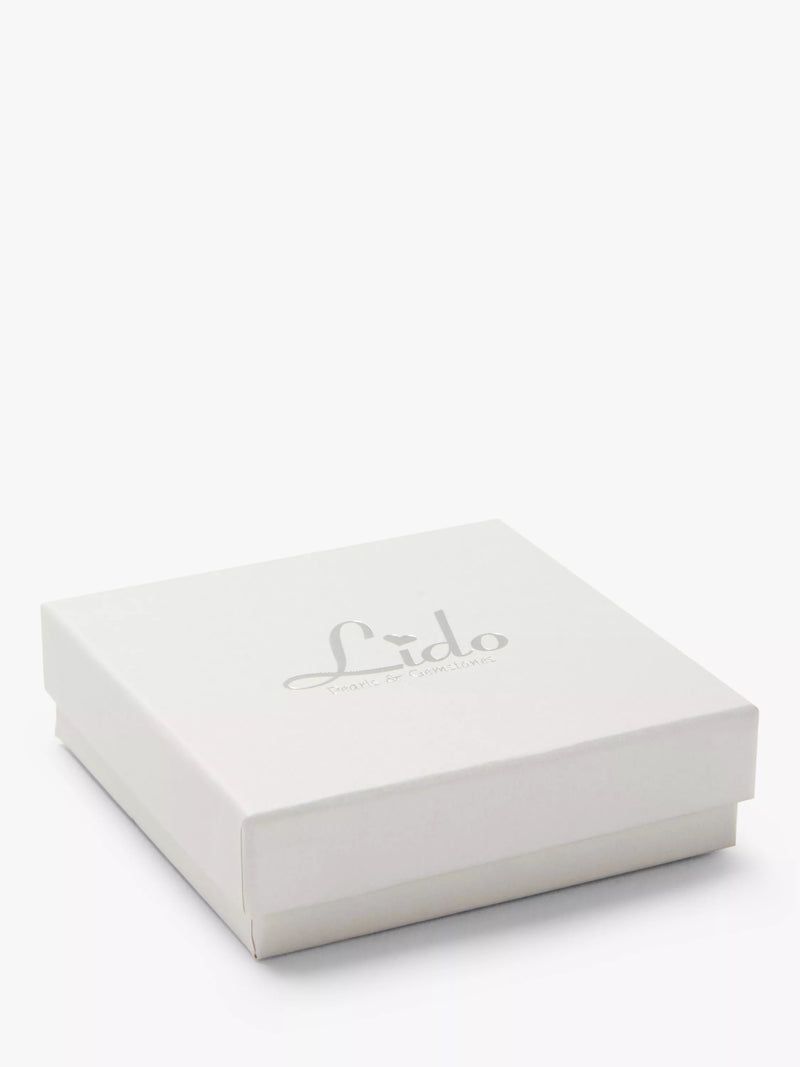 Lido leaf pearl bracelet in sterling silver (British brand)