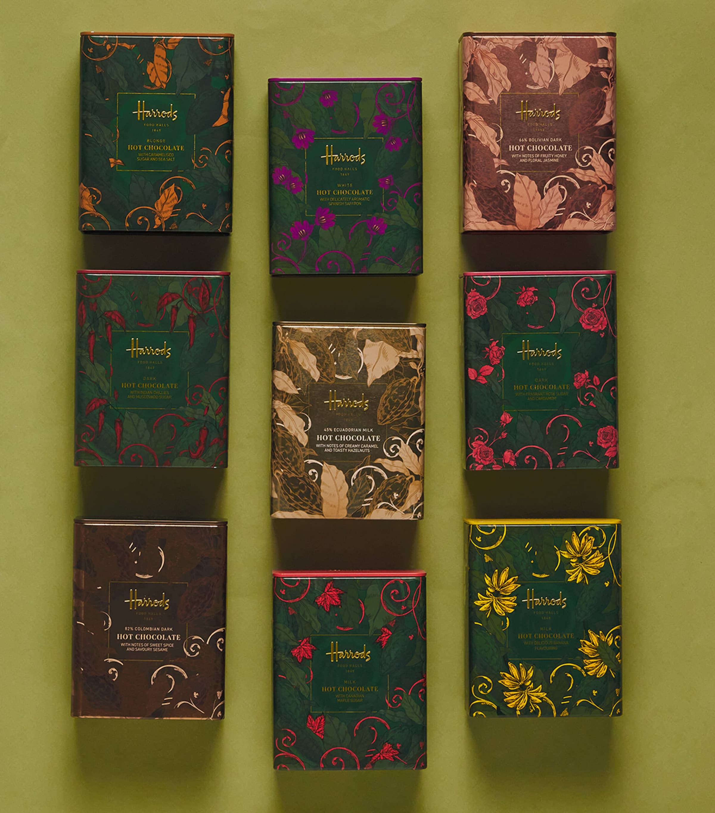 Harrods 66% Bolivian Dark Hot Chocolate 250g, UK version