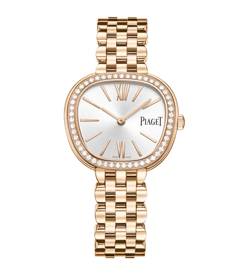Piaget rose gold diamond watch 29mm (British brand)