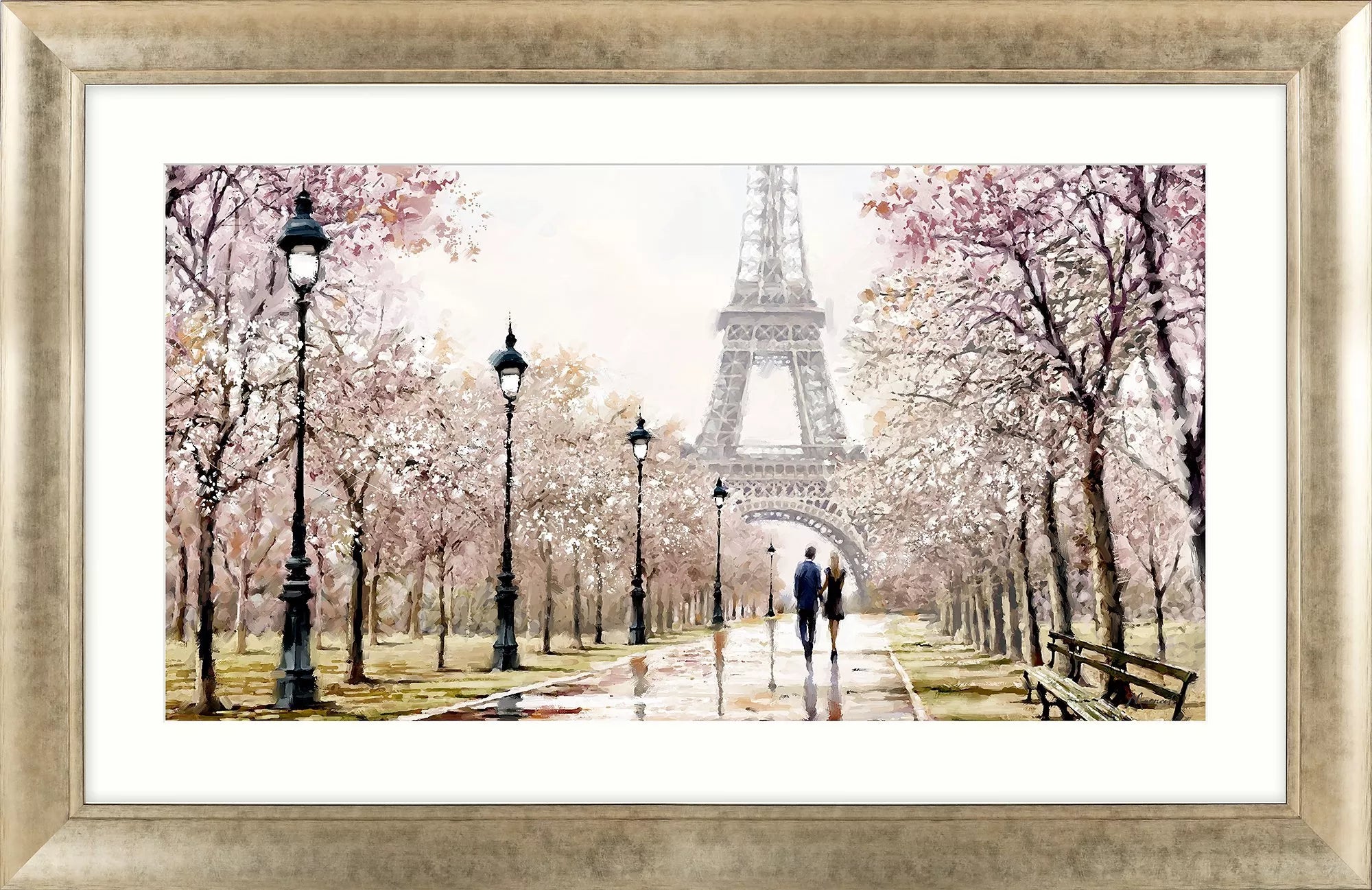 John Lewis framed print Eiffel Tower 72x112cm, UK version