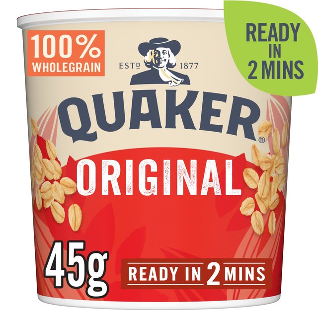 Quaker Oat So Simple Original Porridge Cereal Pot   45g GOODS M&S   