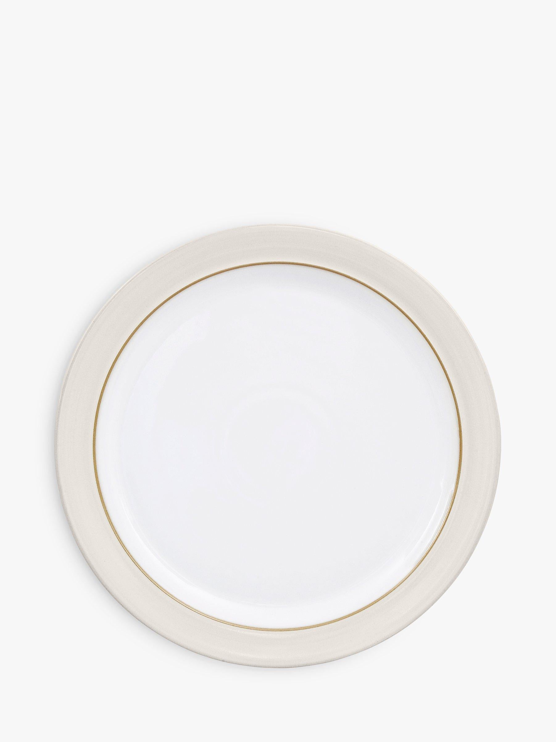 Denby Natural Canvas dinner plate 27cm diameter - British product