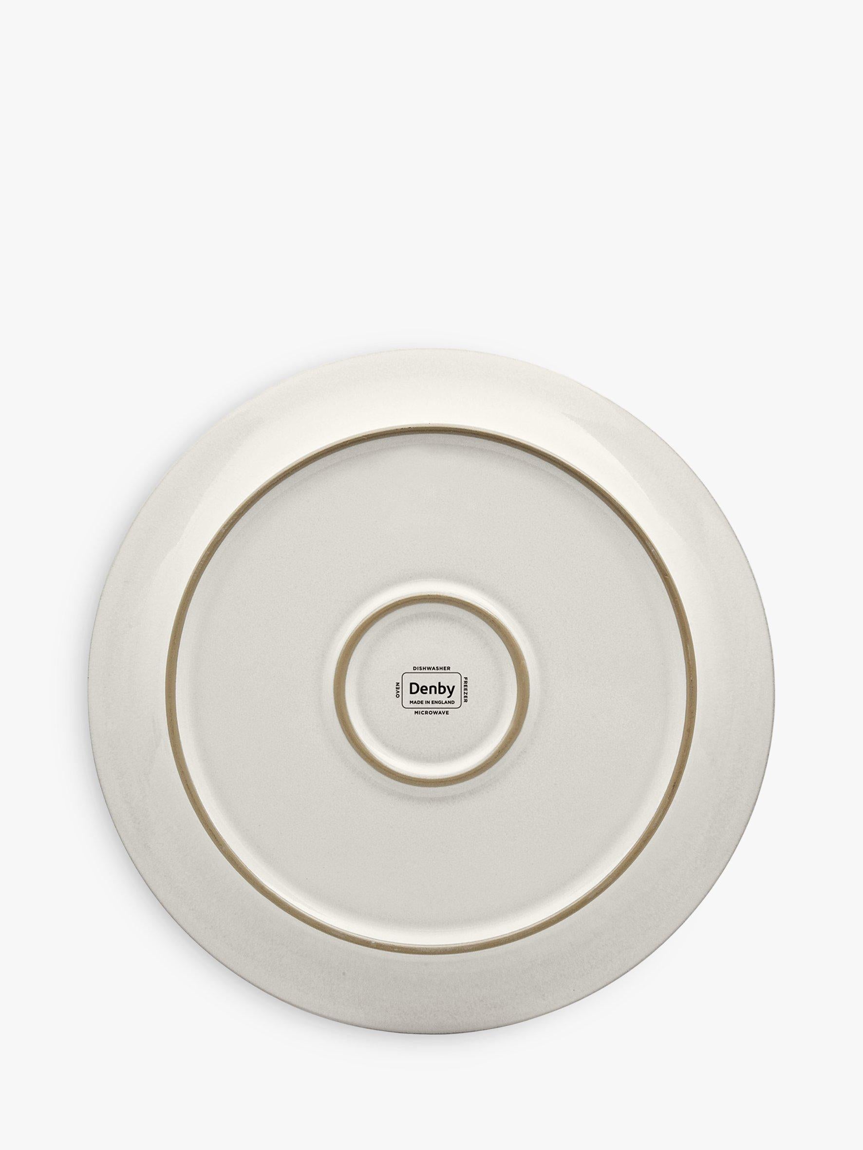 Denby Natural Canvas dinner plate 27cm diameter - British product