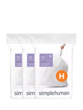 Simplehuman bin liners Code H pack of 60, UK version