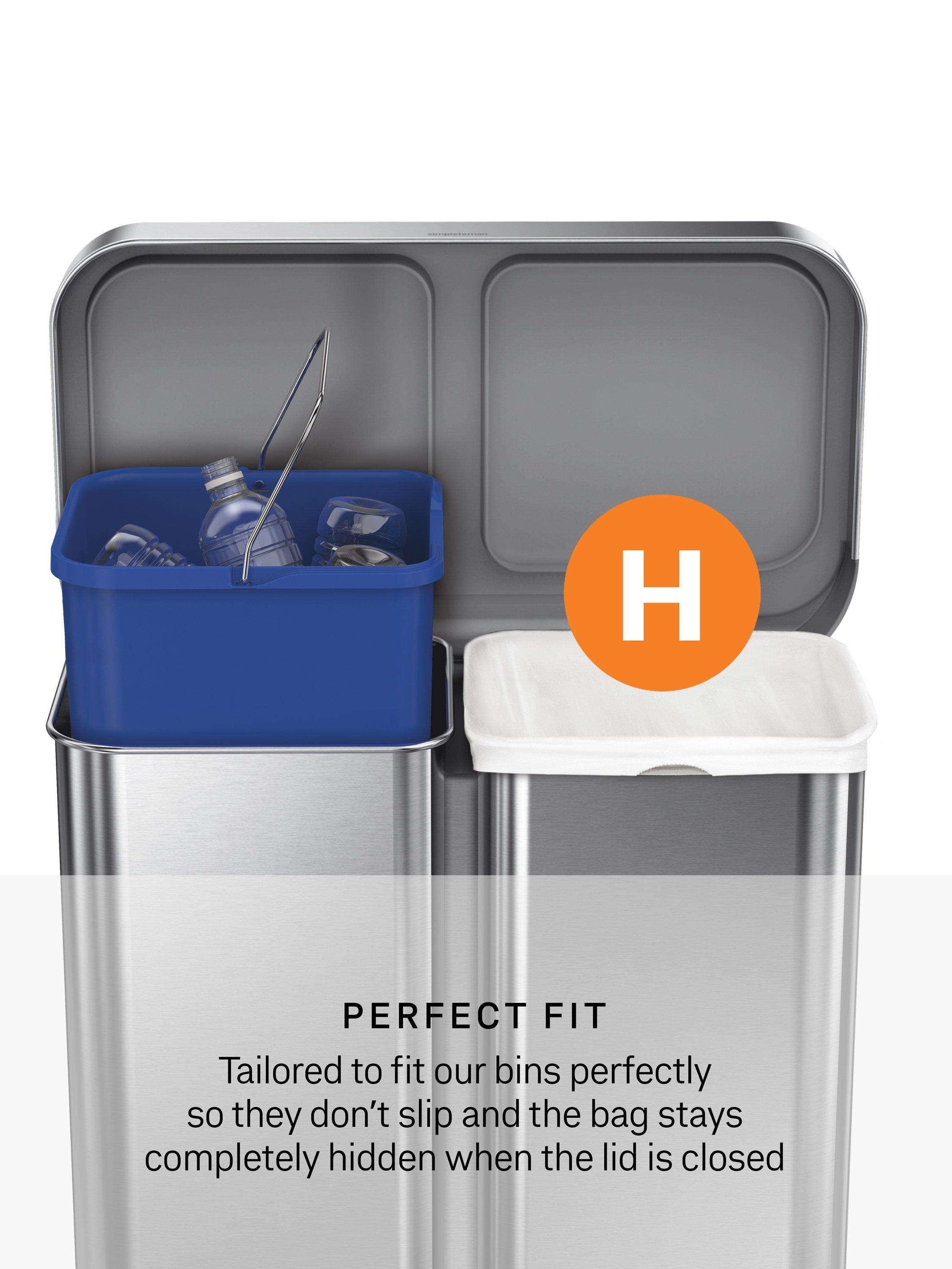 Simplehuman bin liners Code H pack of 60, UK version