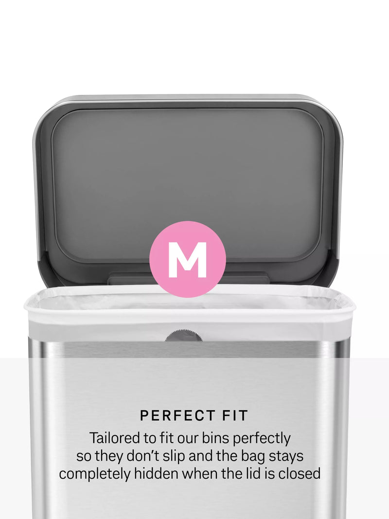 Simplehuman bin liners code M pack of 60 (British brand)
