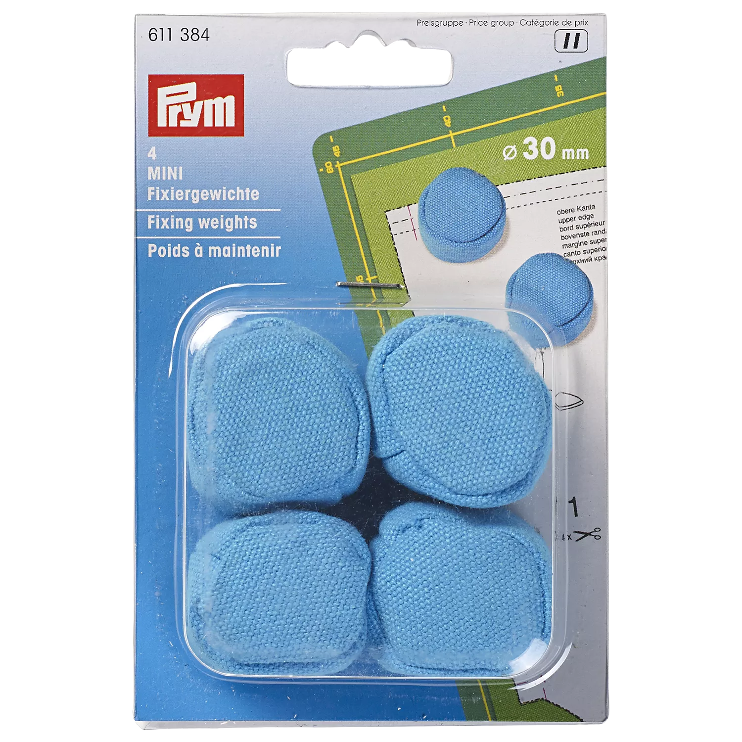 Prym mini fixing weights pack of 4 (British brand)