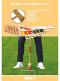 Bex 6 Mallet Croquet Set rubber wood lawn game - British product