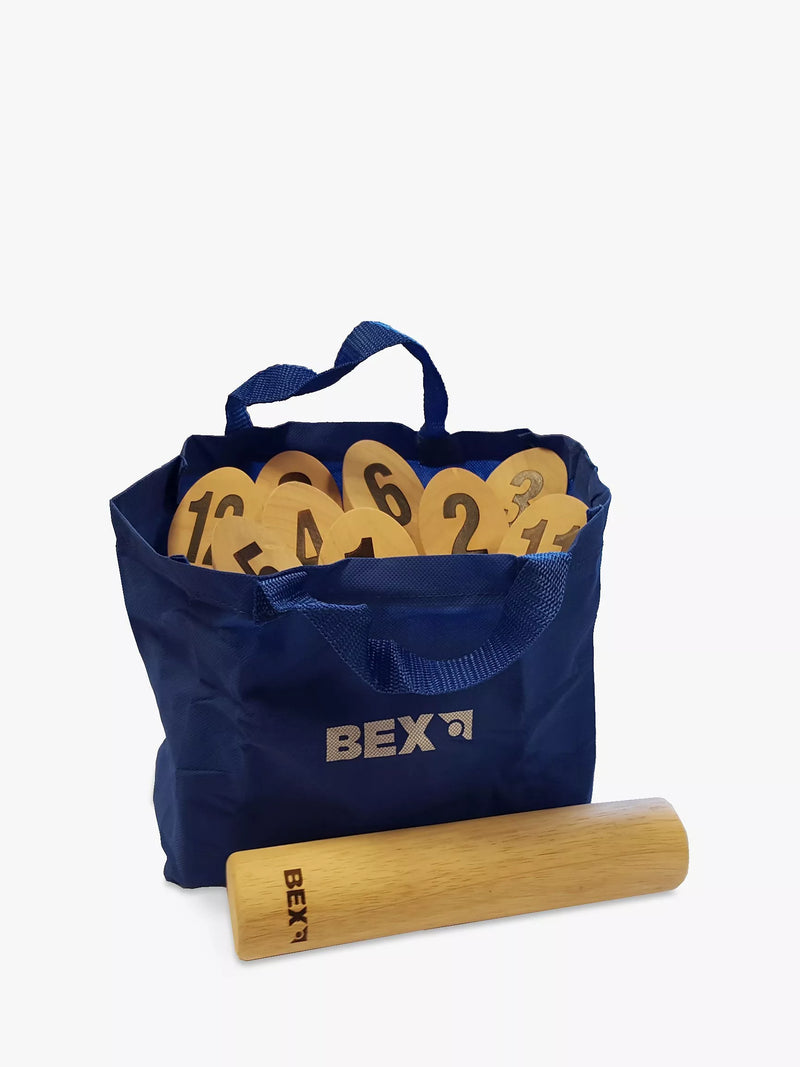 Bex Number Kubb party game set, imported from the UK