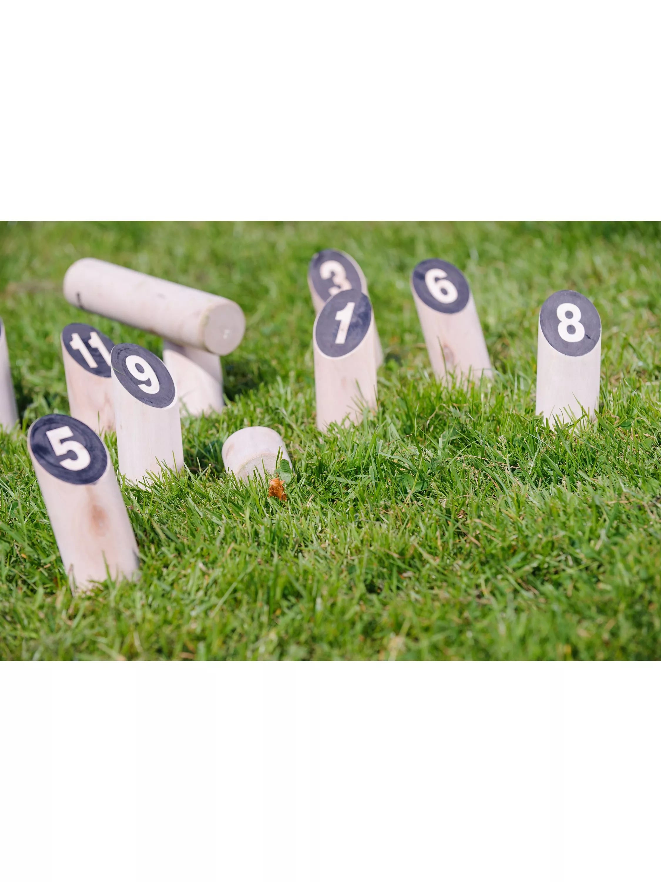 Bex Number Kubb party game set, imported from the UK
